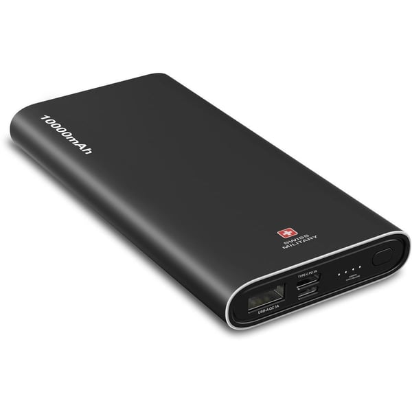 Swiss Military Power Bank 10000mAh Black SM-PB-CD1-10K-BLK Swiss Military Power Bank 10000mAh Black SM-PB-CD1-10K-BLK