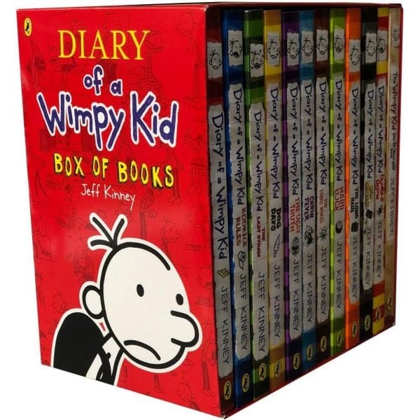 Diary Of A Wimpy Kid 12 Books Complete Collection Set Box Of Books