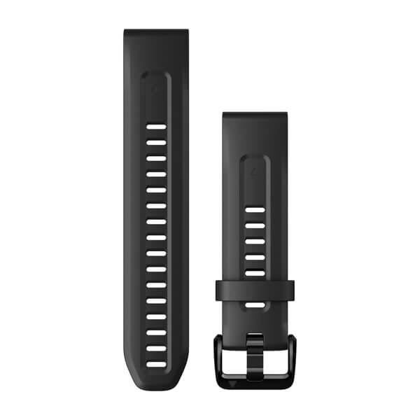 Garmin QuickFit 20 Watch Band - Black Silicone Band 010-13102-00 Garmin QuickFit 20 Watch Band - Black Silicone Band 010-13102-00