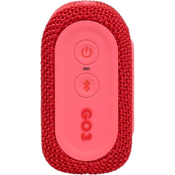 JBL GO 3 Bluetooth Portable Waterproof Speaker Red