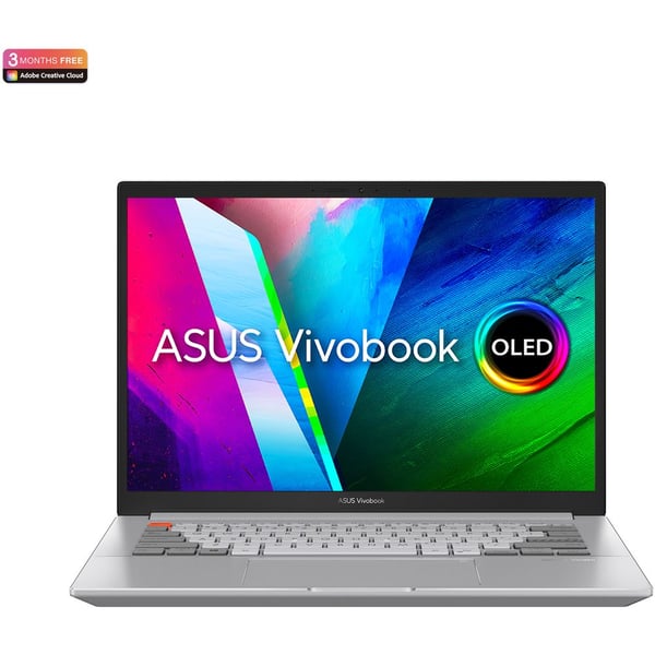ASUS Vivobook Pro 14X M7400QE-OLED0R7W Creator Laptop - Ryzen 7 3.2GHz 16GB 1TB 4GB Win11 14inch OLED White English/Arabic Keyboard ASUS Vivobook Pro 14X M7400QE-OLED0R7W Creator Laptop - Ryzen 7 3.2GHz 16GB 1TB 4GB Win11 14inch OLED White English/Arabic Keyboard