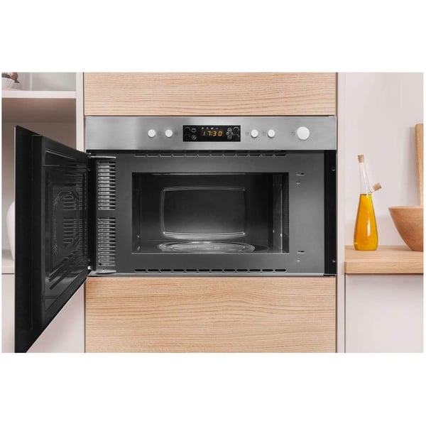 Indesit Built In Microwave With Grill Function 22l Inox , Mwi 5213 Ix Uk