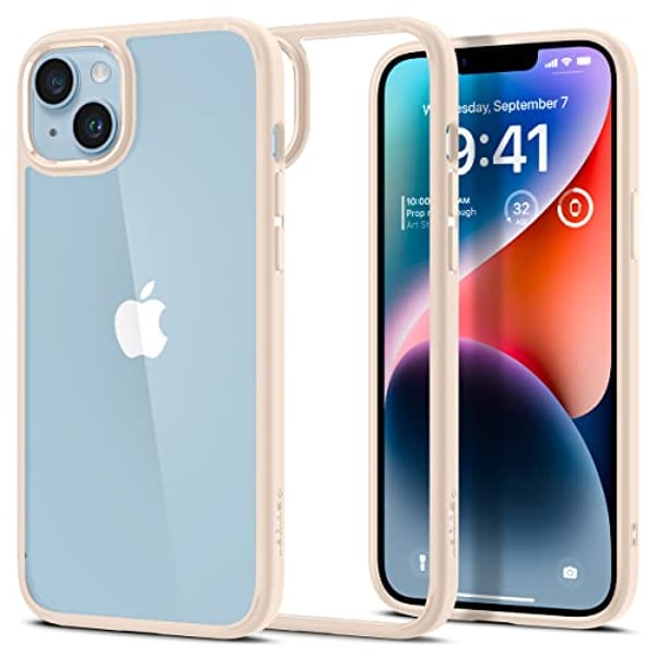 Spigen Ultra Hybrid designed for iPhone 14 case cover - Sand Beige Spigen Ultra Hybrid designed for iPhone 14 case cover - Sand Beige
