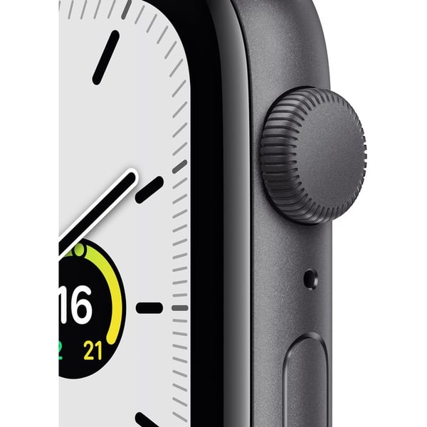 Apple Watch SE GPS 44mm Space Grey Aluminium Case Midnight Sport Band - Regular