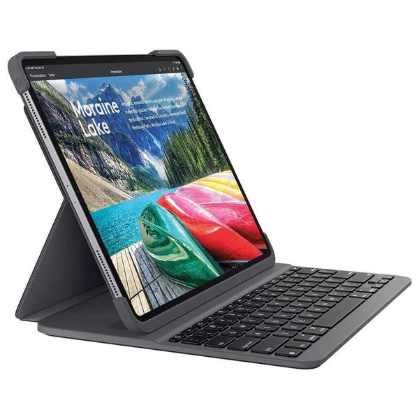 Logitech 920009161 Slim Folio Case With Keyboard Black For iPad Pro 11 Logitech 920009161 Slim Folio Case With Keyboard Black For iPad Pro 11
