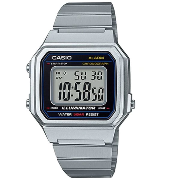 Casio Silver Stainless Steel Men Watch B650WD-1DF Casio Silver Stainless Steel Men Watch B650WD-1DF
