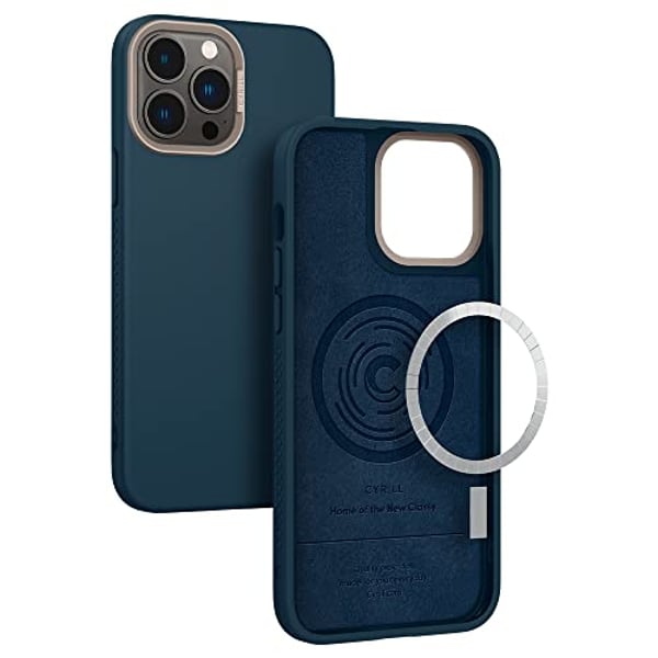 Cyrill Color Brick Mag Compatible With Magsafe Designed For Iphone 13 Pro Max Case Cover - Deep Sea Cyrill Color Brick Mag Compatible With Magsafe Designed For Iphone 13 Pro Max Case Cover - Deep Sea