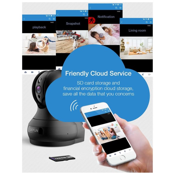 Lefun FI-362B Smart IP Camera Black Lefun FI-362B Smart IP Camera Black