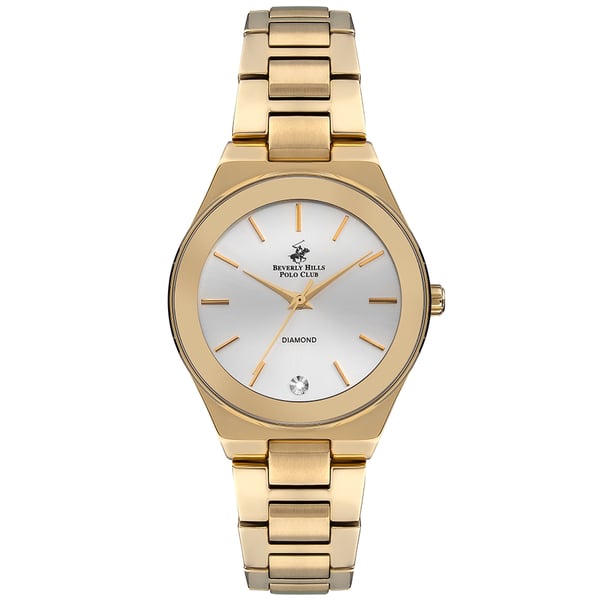 BEVERLY HILLS POLO CLUB Women's Analog Silver Sunray Dial Watch - BP3229X.130 BEVERLY HILLS POLO CLUB Women's Analog Silver Sunray Dial Watch - BP3229X.130
