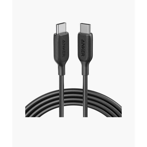 Anker Powerline III USB-C To USB-C CABLE (3FT/0.9M)-Black (A8852H11) Anker Powerline III USB-C To USB-C CABLE (3FT/0.9M)-Black (A8852H11)