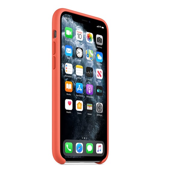 Apple Silicone Case Clementine (Orange) iPhone 11 Pro