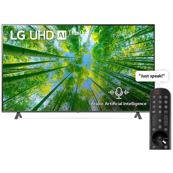 LG UHD 4K TV 75 Inch UQ80 Series, Cinema Screen Design 4K Active HDR webOS22 with ThinQ AI 75UQ80006LD