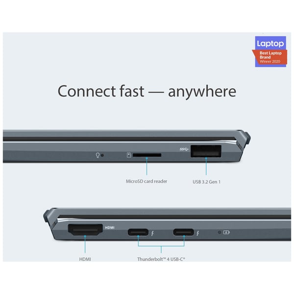 Asus Zenbook 13 OLED UX325EA-OLED001T Laptop – Core i7 2.8GHz 16GB 1TB Win10 13.3inch OLED FHD Grey English/Arabic Keyboard Asus Zenbook 13 OLED UX325EA-OLED001T Laptop – Core i7 2.8GHz 16GB 1TB Win10 13.3inch OLED FHD Grey English/Arabic Keyboard