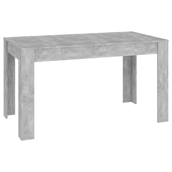 Vidaxl Dining Table Concrete Grey 140x74.5x76 Cm Engineered Wood Vidaxl Dining Table Concrete Grey 140x74.5x76 Cm Engineered Wood