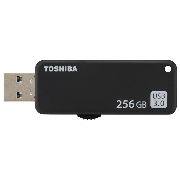 Toshiba U365 Trans Memory USB Flash Drive 256GB Black THNU365K2560E4 Toshiba U365 Trans Memory USB Flash Drive 256GB Black THNU365K2560E4