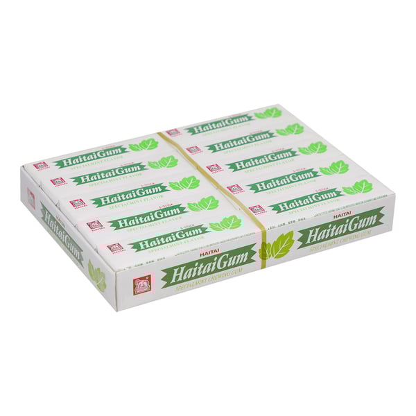 Haitai Stick Chewing Gum Mint Flavor - 20x14g Haitai Stick Chewing Gum Mint Flavor - 20x14g