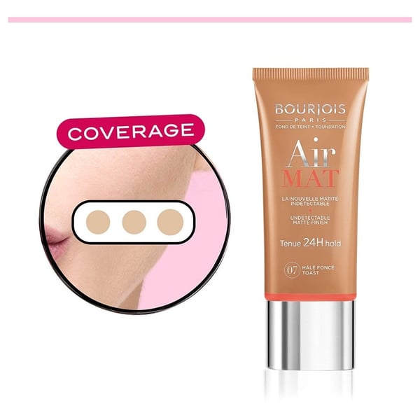 Bourjois Foundation Airmat T07 Hale Fonce Bourjois Foundation Airmat T07 Hale Fonce