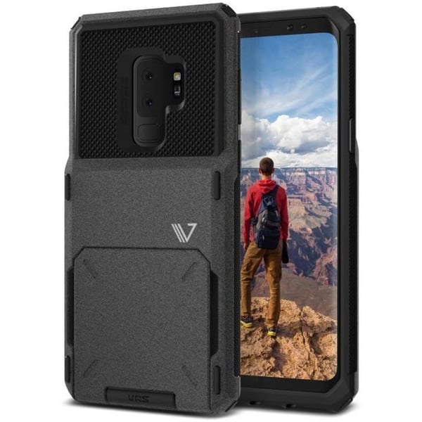 Vrs Design Damda Folder Case Designed For Samsung Galaxy S9 Plus - Stone Gray
