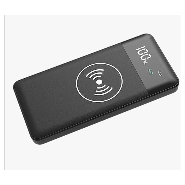 Inet Wireless Power Bank 10000mAh with QC and PD Charging Black Inet Wireless Power Bank 10000mAh with QC and PD Charging Black
