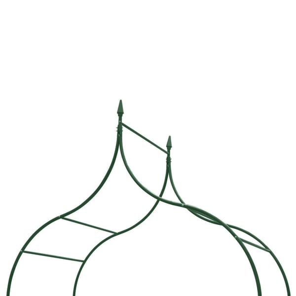 Vidaxl Garden Arch Spike Design Climbing Plants Dark Green Vidaxl Garden Arch Spike Design Climbing Plants Dark Green