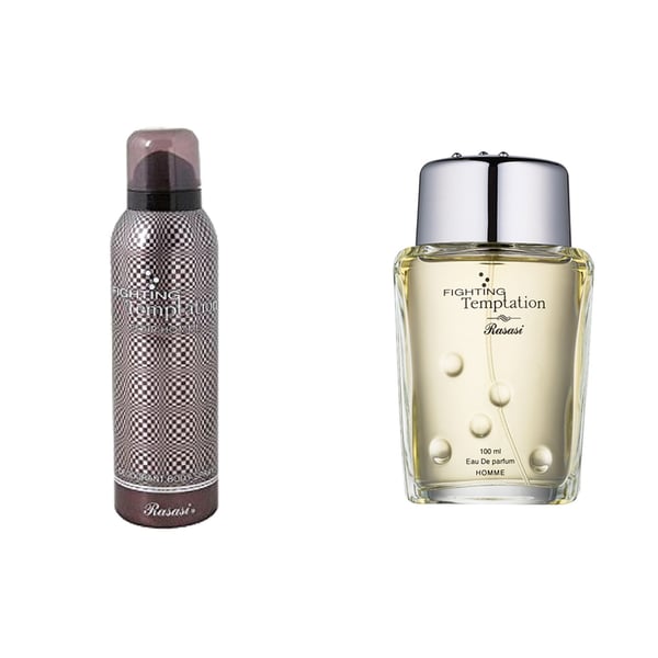 Buy Rasasi Bundle Offer Of Fighting Temptation EDP Perfume 100ml
