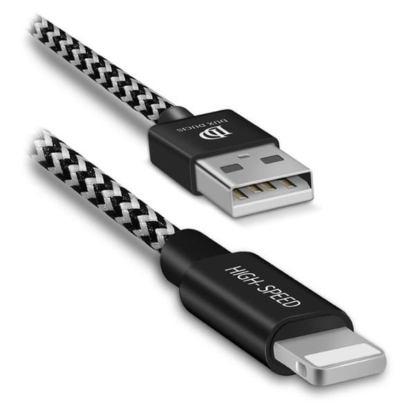 Dux Ducis K-One Series Lightning Cable 2m Black Dux Ducis K-One Series Lightning Cable 2m Black