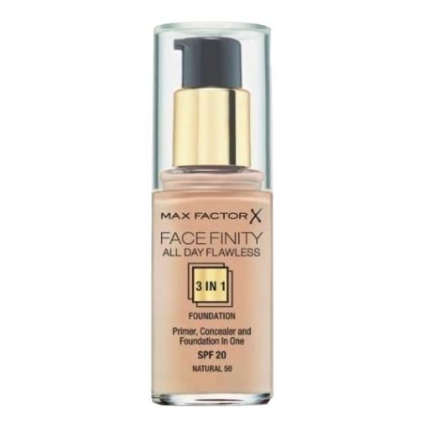 Max Factor Facefinity All Day Flawless Liquid Foundation 3in1 050 Natural 30ml