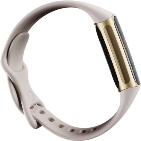 Buy Fitbit FB421GLWT Charge 5 Fitness Tracker Lunar White/Soft Gold