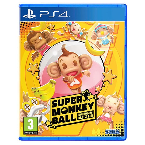 PS4 Super Monkey Ball Banana Blitz HD Game PS4 Super Monkey Ball Banana Blitz HD Game