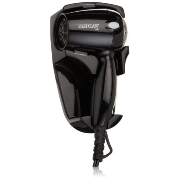 Buy Jerdon JHD41B Wall Mount Hair Dryer with 2-Speed and Heat Settings,  1600-Watts, Black Finish Online in UAE | Sharaf DG