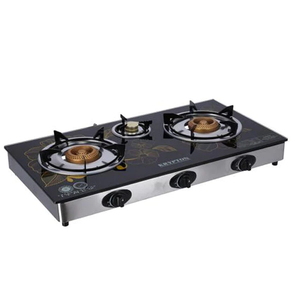 Krypton Stainless Steel Front Panel Gas Cooker KNGC6349