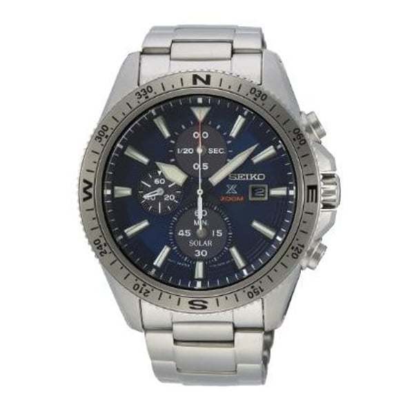 Seiko Presage Silver Metal Analog Watch For Men SSC703P1