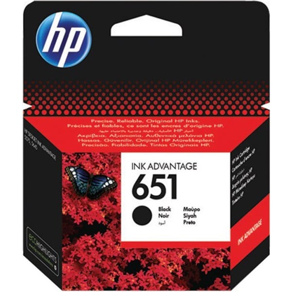HP C2P10AE 651 Black Original Ink Advantage Cartridge HP C2P10AE 651 Black Original Ink Advantage Cartridge