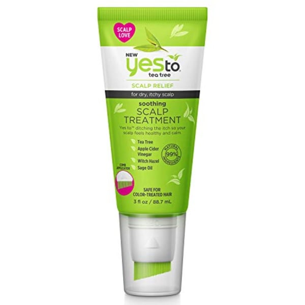 Yes To Tea Tree Scalp Relief Soothing Treatment For Dry Itchy Scalps, 3 Fluid Ounce 8033348
