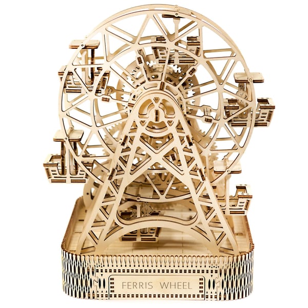 Wooden City Ferris Wheel 3D Mechanical Model Wooden City Ferris Wheel 3D Mechanical Model