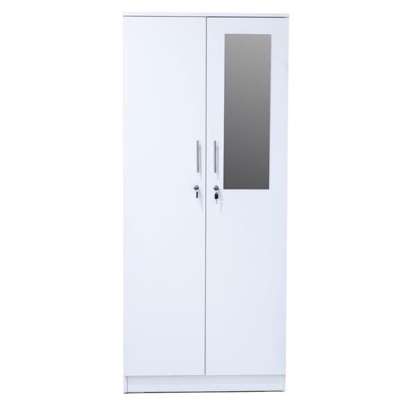 Karnak Wooden Wardrobe, White