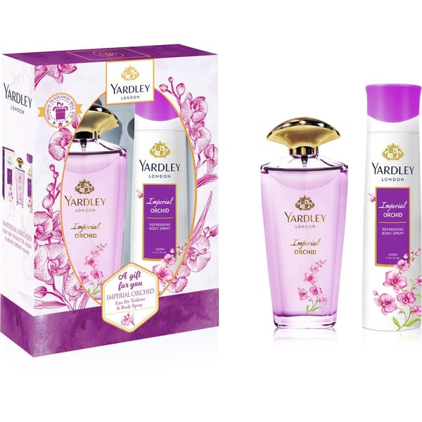 Buy Yardley Gift For Women Imperial Orchid Online in UAE Sharaf DG
