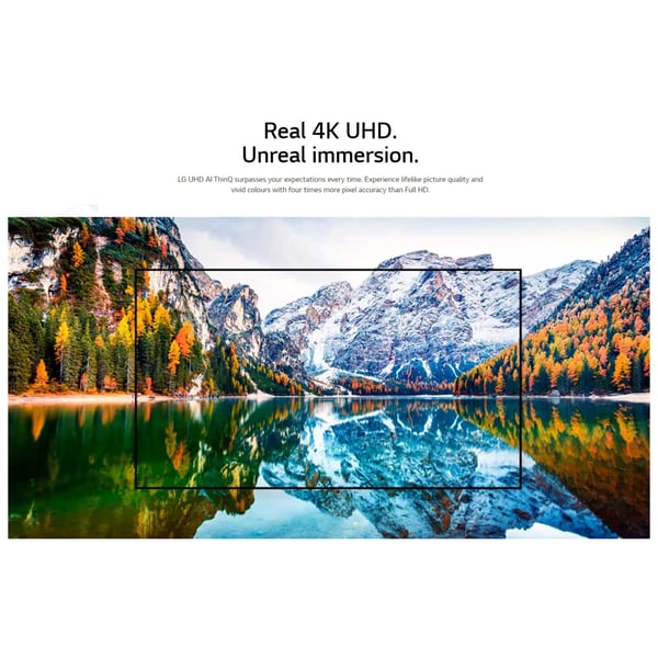 LG UHD TV 4K Smart Television 86 Inch UP80 Series Cinema Screen Design Cinema HDR webOS Smart with ThinQ AI