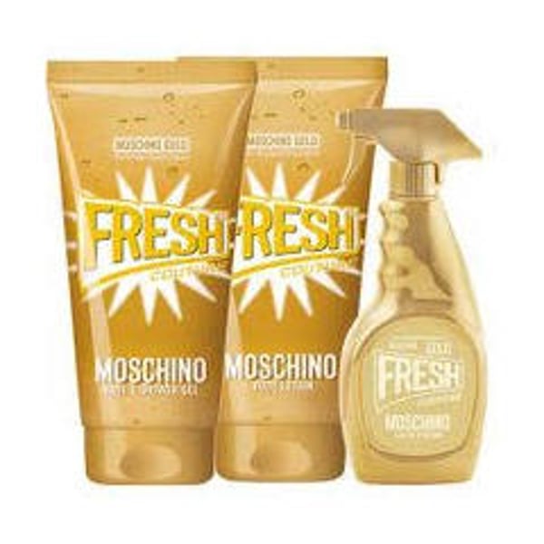 Moschino Fresh Couture Gold 3Pcs Gift Set For Women