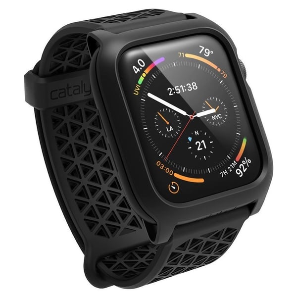 غطاء حماية من الصدمات من كاتاليست Apple Watch 44 مم لون ستيلث أسود غطاء حماية من الصدمات من كاتاليست Apple Watch 44 مم لون ستيلث أسود