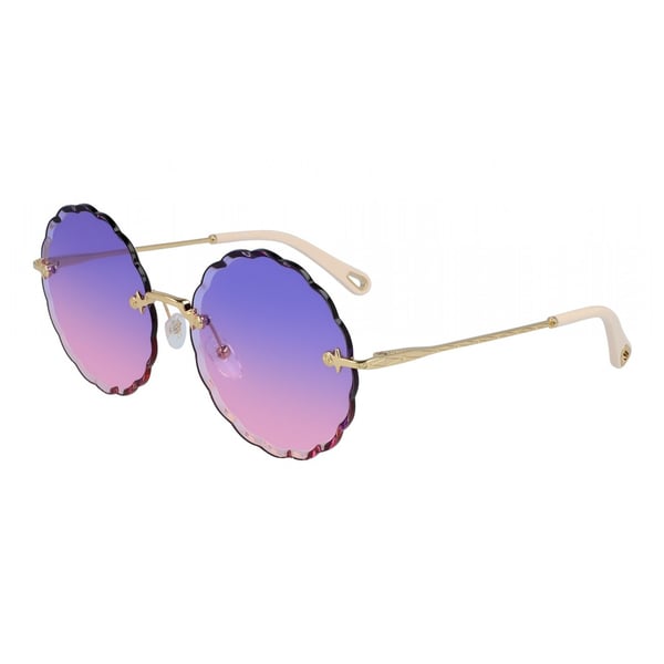 CHLOE Round Gold Sunglasses For Women CL-CE142S-861-60