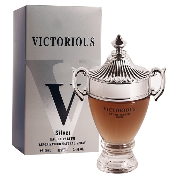 Tiverton Victorious Silver Eau De Parfum For Men 100ml Pack Of 2pcs