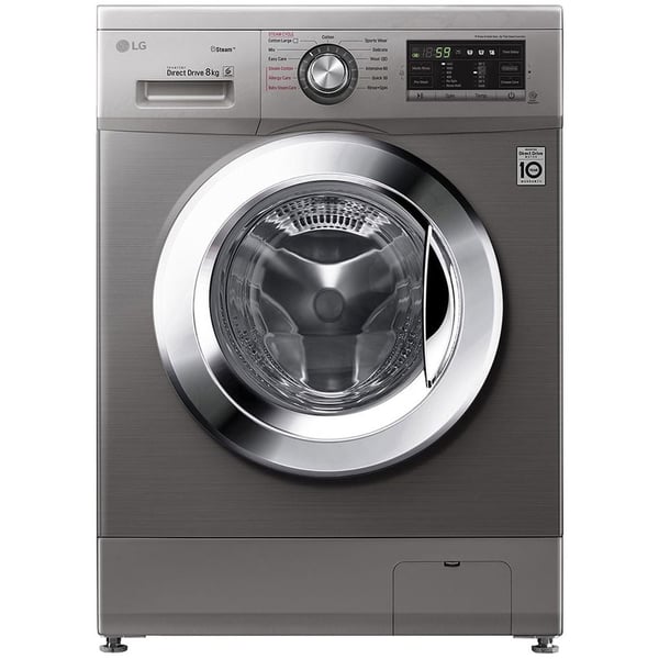 Buy Lg Front Load Washing Machine 8kg Sleek Design Convinient Touch Ui Award And Proven Inverter Direct Drive Motor Fh4g6tdy6 Online In Uae Sharaf Dg