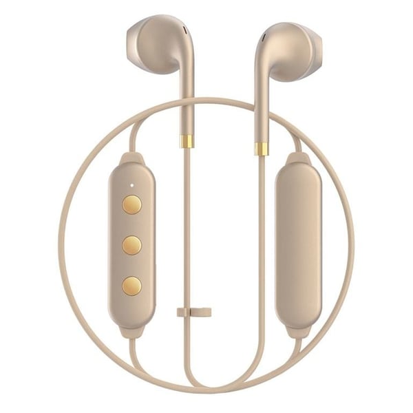 Happy Plugs Wireless II Bluetooth Headphone - Matte Gold Happy Plugs Wireless II Bluetooth Headphone - Matte Gold