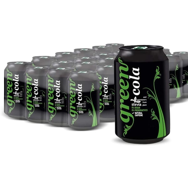 Green Cola Carbonated - 330ml (Pack of 24) Green Cola Carbonated - 330ml (Pack of 24)