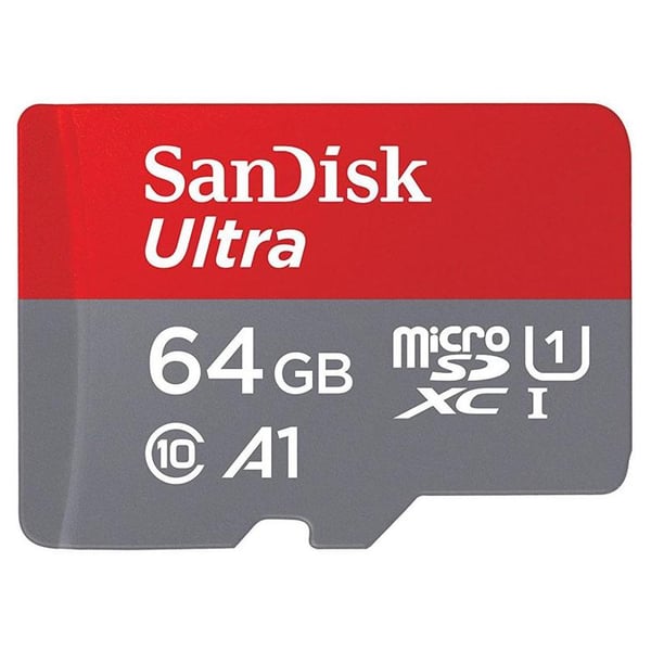 Buy Sandisk Ultra A1 Micro Sd Card 64gb With Adapter Online In Uae Sharaf Dg