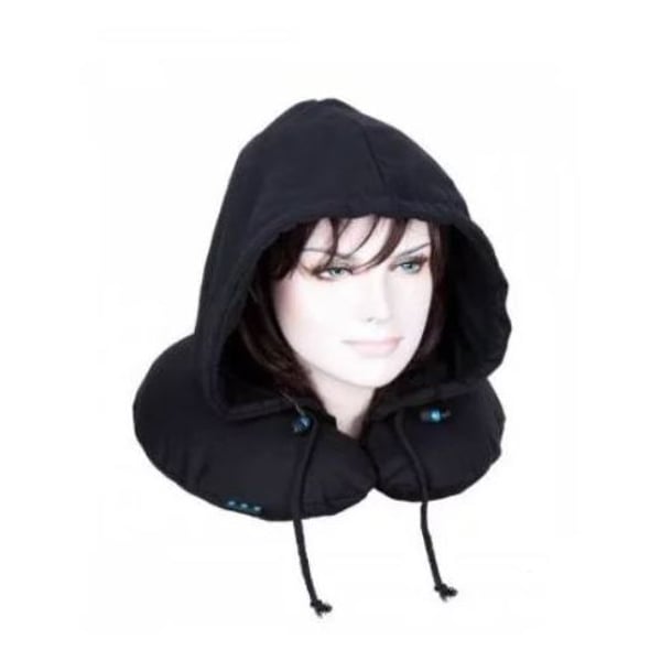 Buy Merlin Skysnug Neck Pillow Hood Built In Earphone Black 76320 Price Specifications Features Sharaf Dg