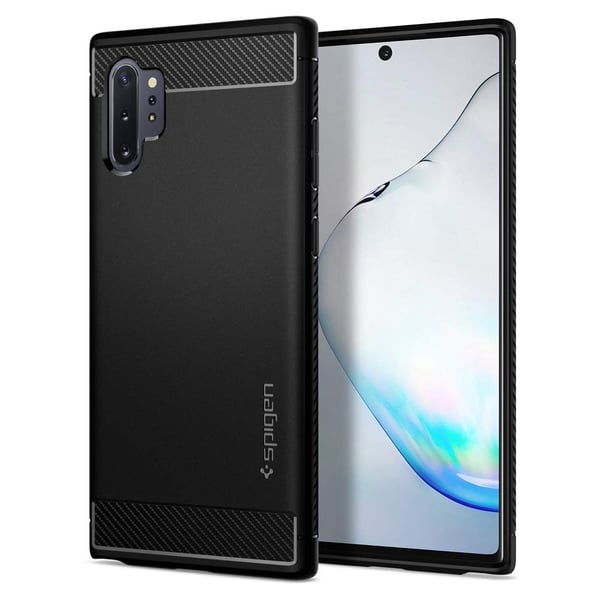 spigen samsung galaxy note 10 plus note 10 5g rugged armor cover case matte black