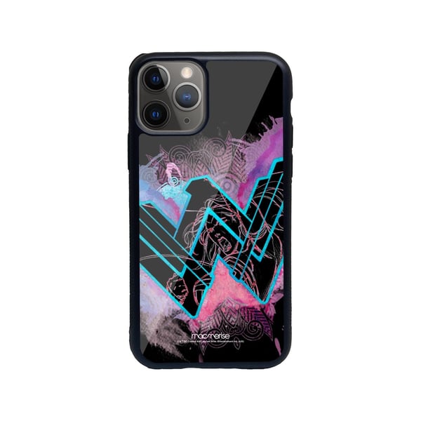 Macmerise Wonder Woman Splash - Glass Phone Case For Iphone 11 Pro