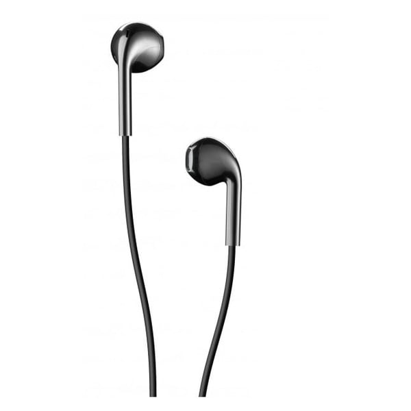 Cellular Line Wired Pump Bass Earphones With Mic Black